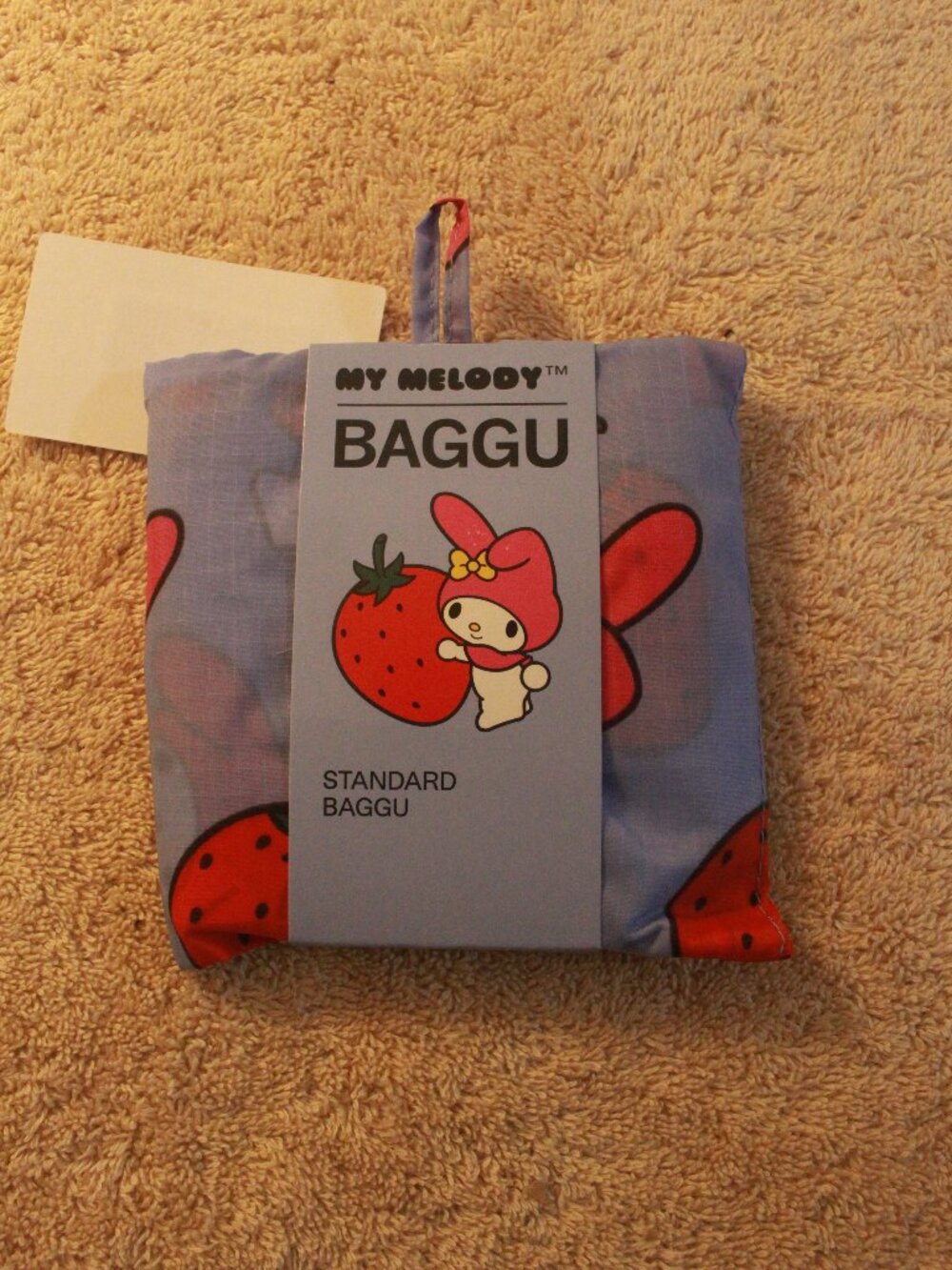 BAGGU My Melody Strawberry Lavender Standard Reusable Bag